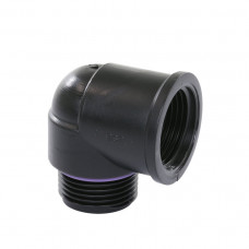 SELF-SEAL PP KNIE 90°, BINNENDRAAD X BUITENDRAAD, 6 BAR, ¾" X ¾"