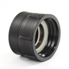BD IBC ADAPTER, PP, TYPE FF, ZWART, S60 - 6 X 2", BI.DR.
