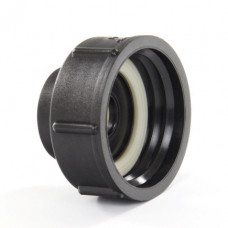 "BD IBC ADAPTER, PP, TYPE FF, S60-6 X 1", BI.DR., ZWART"