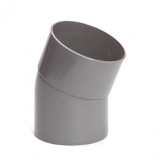 PVC HWA BOCHT 22°, GRIJS, INW LIJM X SPIE, 70 MM