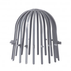 PVC HWA BLADVANGER, GRIJS, 100 MM