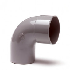 NICOLL BOCHT 88°, PVC, INW X UITW LIJM, GRIJS, 32 MM