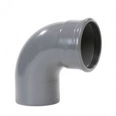 PVC BOCHT 88°, MANCHET X SPIE, KOMO, SN4-SN8, 110 MM