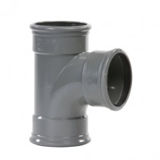 PVC T-STUK 88°, 3X MANCHET, KOMO, SN4-SN8, 110 MM