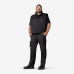 FHB JUSTUS SOFTSHELL VEST, ZWART-ZWART, MAAT M