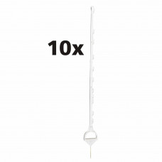 DUOPACK STIJGBEUGELPAAL 1,55M WIT (2X5) -25%