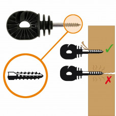 SCHROEF-RINGISOLATOR BS HOUT SUPER (25)
