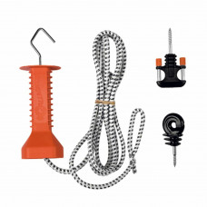 DOORGANGSSET ELASTISCH CORD WIT 3/6M