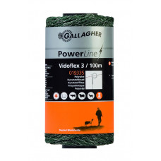 VIDOFLEX 3 POWERLINE GROEN 100M