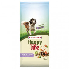 HAPPY LIFE LIGHT SENIOR CHICKEN 15 KG KIP