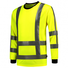 TRICORP 103002 T-SHIRT LANGE MOUW RWS FLUOR YELLOW XL