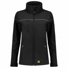 JAS SOFTSHELL TRICORP 402009 MAAT L ZWART DAMES