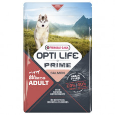 OPTI LIFE PRIME ADULT ALL BREEDS 12.5 KG ZALM