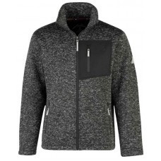 GEBREID VEST RUBEN - TEDDY GEVOERD - ZWART, MT M