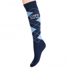 SOK STAPP HORSE RUIT, MARINE/LI.BLAUW/JEANS 35-38