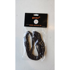 PAAR VETERS BRUIN ROND 120 CM