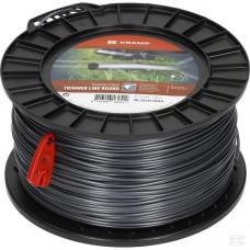 MAAIDRAAD Ø2,5 MM 236 M ROND TITANIUM POWER GRIJS KRAMP