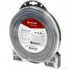 MAAIDRAAD Ø2,5 MM 59 M VIERKANT TITANIUM POWER GRIJS KRAMP